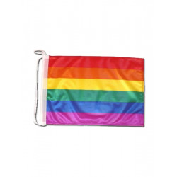 Boat Flag Rainbow Gay Pride (T0230)