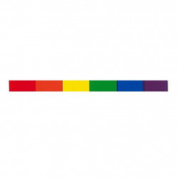 Rainbow Pride Aufkleber / Sticker 0,6 x 9,5cm / 0.25 x 3.5 inch (T1039)