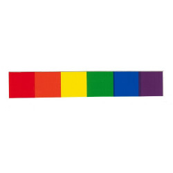 Rainbow Pride Aufkleber / Sticker 1,9 x 9,5cm / 0.7 x 3.7 inch (T1041)