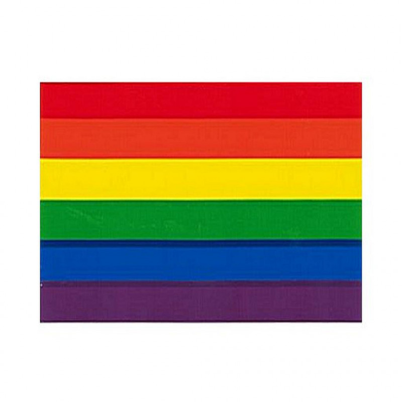 Rainbow Pride Aufkleber / Sticker 9,5 x 12,7cm / 3.5 x 5 inch (T1044)