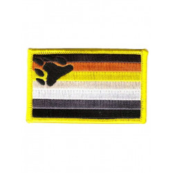 Bear Pride Patch/Aufnäher 5,5 x 8 cm (2 x 3 inch) (T2806)