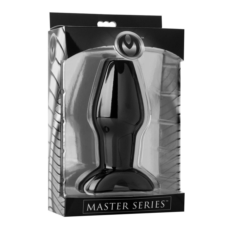 Master Series Invasion Hollow Silicone Anal Plug Large Black (T5711) Master Series Invasion Hollow Silicone Anal Plug Large Black (T5711)