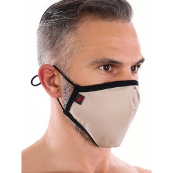 ToF Paris Fashion Seamless Mask Beige w. 2 Filters (T7714)