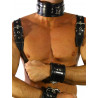 Rude Rider Shoulder Backstrap Harness Leather Black/Black (T7308)