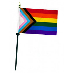 Rainbow Progress Hand Flag / Handflagge (T7770)