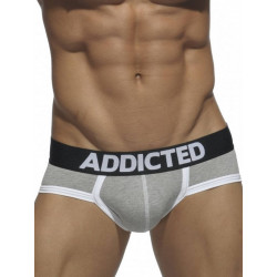 Addicted Basic Brief Underwear Heather Grey (T7864)
