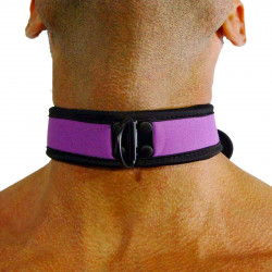 Rude Rider Neoprene Puppy Collar Purple (T7469)