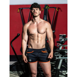 ToF Paris Camo Gym Shorts Navy (T8177)