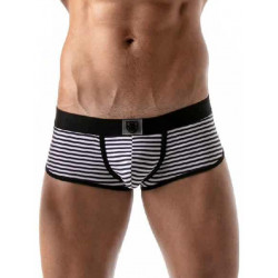 ToF Paris Stripes Push-Up Trunk Underwear Navy/Black/White (T8192)