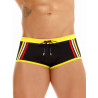 JOR Olimpic Swim Boxer Swimwear Black/Yellow/Red/White (T8285)