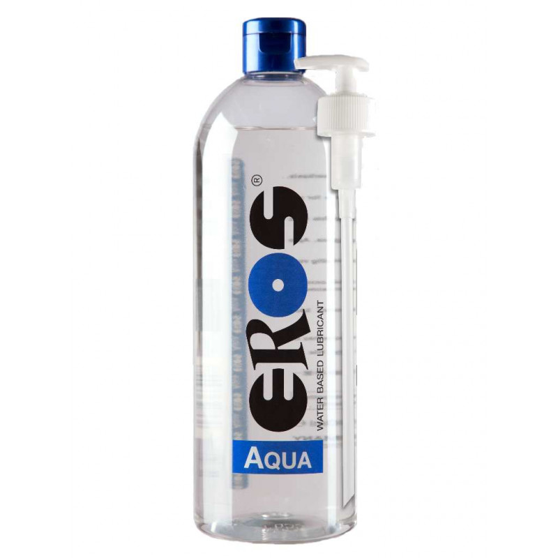 Eros Megasol  Aqua 1000 ml / 33 oz. Water-based Lubricant (Bottle) Incl. Pump (ER33900)