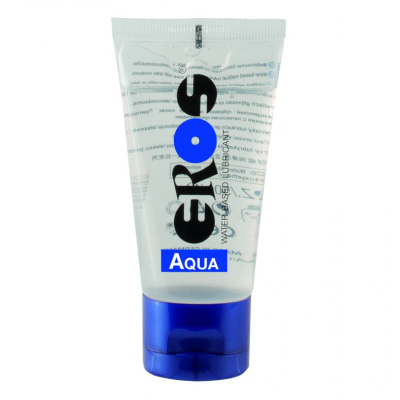 Eros Megasol  Aqua 50 ml / 1.7 fl.oz. Tube Water-based Lubricant (ER33050)