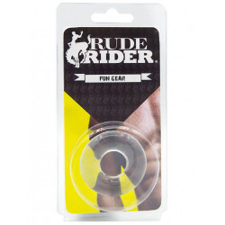 Rude Rider Fat Stretchy Cock Ring Clear (T6152)