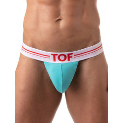 TOF French Stringless Thong Underwear Turquoise (T8497)