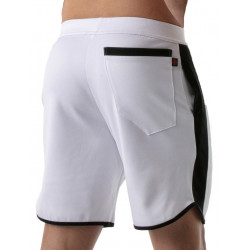 ToF Paris Gym Shorts Long White (T8573)