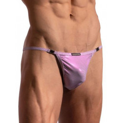 Manstore Stripper String M2198 Underwear White/Pink (T8594)