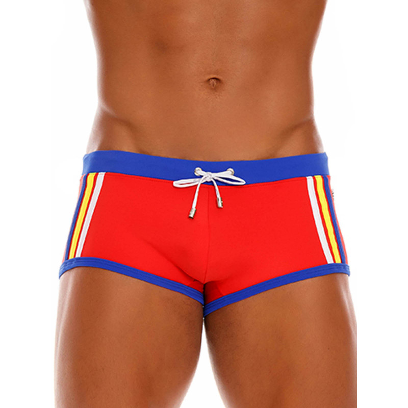 JOR Olimpic Swim Boxer Swimwear Red/Blue/Yellow/White (T8635)