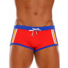 JOR Olimpic Swim Boxer Swimwear Red/Blue/Yellow/White (T8635)