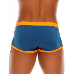 JOR Olimpic Swim Boxer Swimwear Petrol/Orange/Yellow/White (T8636)