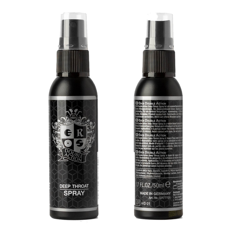 Eros Double Action Deep Throat Spray 50ml Op voorraad Adam