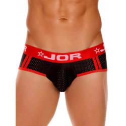 JOR Electro Jock Brief Underwear Black/Red (T8807)