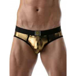 ToF Paris Metal Brief Underwear Gold (T8852)