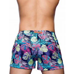 2Eros Print Swimshorts Monstera Black (T8915)