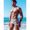 2Eros Print Bondi Bar Beach Swim Trunks Aves Purple (Series 2) (T8916)