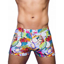 2Eros Print Bondi Bar Beach Swim Trunks Aves Purple (Series 2) (T8916)