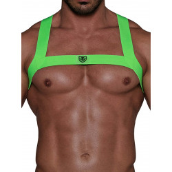 ToF Paris Fetish Elastic Harness Neon Green (T8976)