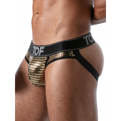 TOF Star JockBrief Underwear Gold/Black (T8998)
