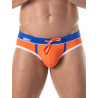 ToF Paris Holidays Swim Brief Swimwear Orange/Royal (T9115)