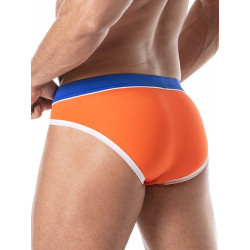 ToF Paris Holidays Swim Brief Swimwear Orange/Royal (T9115)