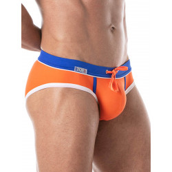 ToF Paris Holidays Swim Brief Swimwear Orange/Royal (T9115)