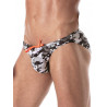 ToF Paris Iconic Swim Slip Swimwear Grey Camo (T9101)