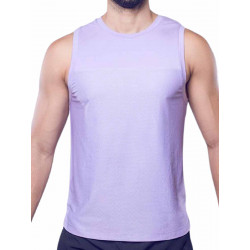 Supawear Solid And Mesh Tank Top Purple (T9383)