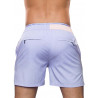 Supawear Double Elastic Shorts Colour Blocked Purple (T9454)