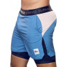 Supawear Lined Shorts Colour Blocked Blue/Pink (T9455)