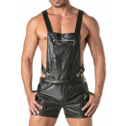 ToF Paris Kinky Cargo Overalls Shorts Black (T9579)