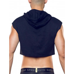 Supawear Cropped Hoodie Black (T9590)