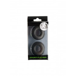 Sportfucker Stacker Rings 2-Pack Black (T9632)