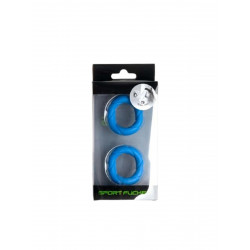 Ready Rings 2-Pack Liquid Silicone Blue (T9631)
