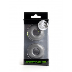 Sport Fucker Stacker Rings 2-Pack Silver (T9650)