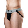 MM The Original Jockstrap Underwear Black/Grey 2 inch (T6220)