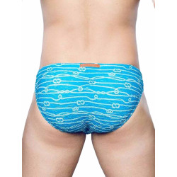 2Eros V20 Print Swim Brief Swimwear Manrope Blue (T9748) 2Eros V20 Print Swim Brief Swimwear Manrope Blue (T9748)