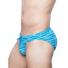 2Eros V20 Print Swim Brief Swimwear Manrope Blue (T9748)