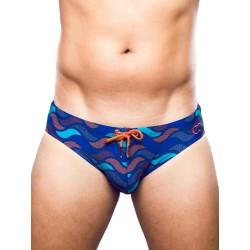 2Eros Print Swim Briefs V10 Ocean Blue (T9765) 2Eros Print Swim Briefs V10 Ocean Blue (T9765)
