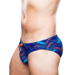 2Eros Print Swim Briefs V10 Ocean Blue (T9765) 2Eros Print Swim Briefs V10 Ocean Blue (T9765)