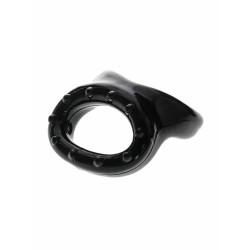 RudeRider Double Ring TPE Black (T9737)