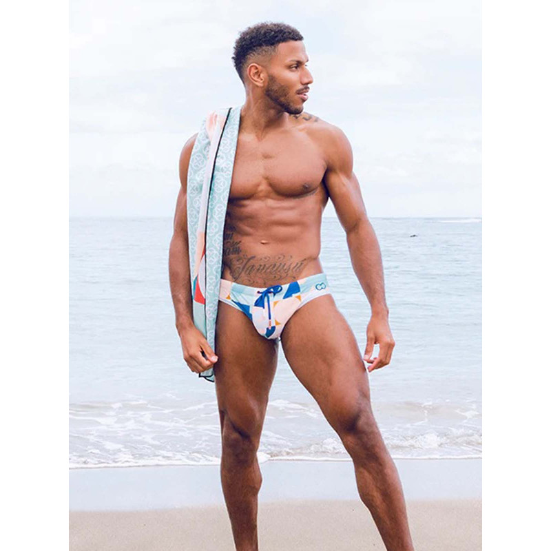 2Eros Print Swim Briefs V10 Insignia Turquoise (T9769) 2Eros Print Swim Briefs V10 Insignia Turquoise (T9769)